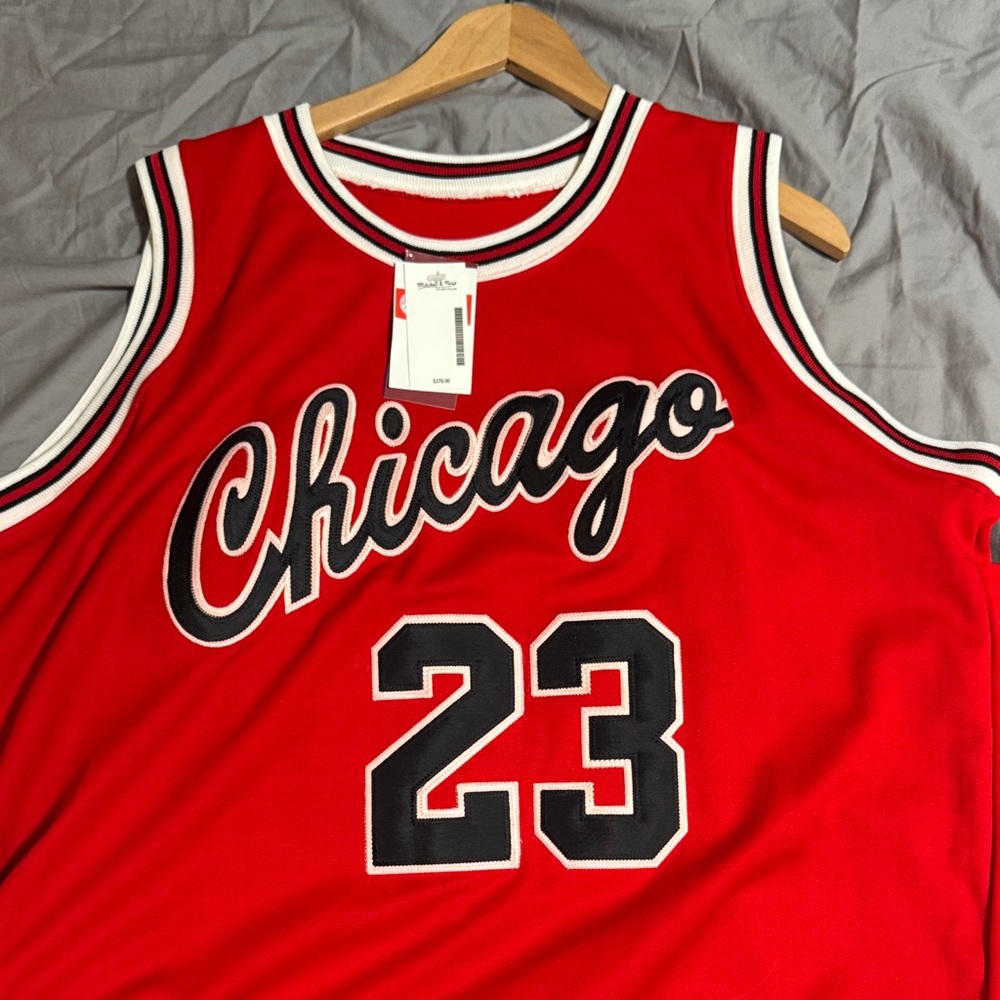 Mitchell & Ness Red Chicago Jersey
